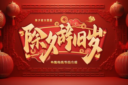 中(zhong)國(guo)傳(chuan)統節(jie)日(ri)除夕介紹PPT