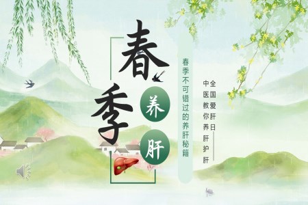 春季中(zhong)醫(yī)養肝中(zhong)國(guo)風PPT模闆