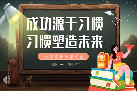 成(cheng)功源于(yu)習慣習慣塑造(zao)未來主(zhu)題班會PPT