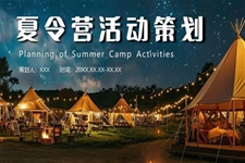 暑期夏令營(ying)活動(dòng)策劃規劃方(fang)案PPT之(zhi)夏令營(ying)ppt模闆