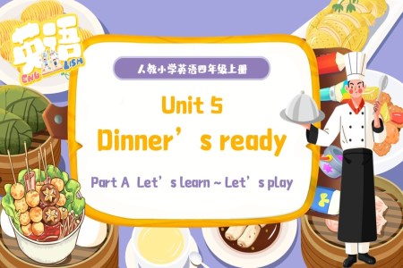 Part A Let's learn & Let's play人(ren)教四年(nian)級英語上冊Unit5第2課時PPT課件含教案