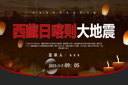 西藏日(ri)喀則地震動(dòng)态PPT含講稿
