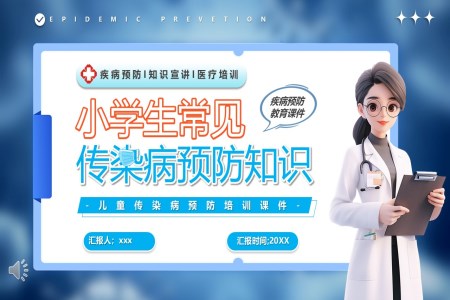 小(xiǎo)學(xué)生(sheng)常見傳(chuan)染病預防PPT主(zhu)題班會含講稿