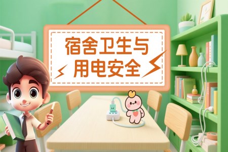 宿舍衛生(sheng)與用(yong)電(dian)安(an)全教育主(zhu)題班會PPT含講稿之(zhi)教育PPT模闆