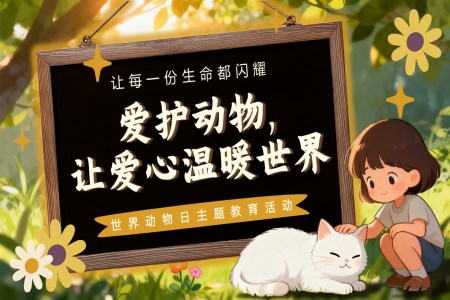 保護動(dòng)物(wù)認識動(dòng)物(wù)主(zhu)題班會PPT世界動(dòng)物(wù)日(ri)含講稿之(zhi)世界動(dòng)物(wù)日(ri)ppt模闆
