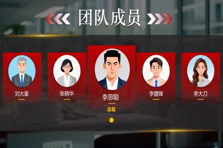 團(tuán)隊(duì)創意介紹(10人(ren)滾動(dòng)循環)PPT【特效動(dòng)畫】
