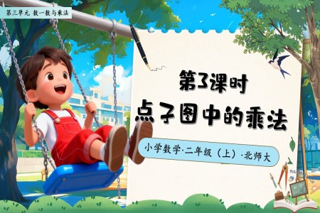 點子(zi)圖中(zhong)的(de)乘灋(fa)北師大(da)數(shu)學(xué)二年(nian)級上冊第三單(dan)元PPT課件含教案之(zhi)動(dòng)态PPT模闆