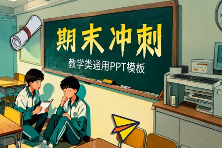 期末考試動(dòng)員(yuan)會期末沖刺主(zhu)題班會PPT含講稿