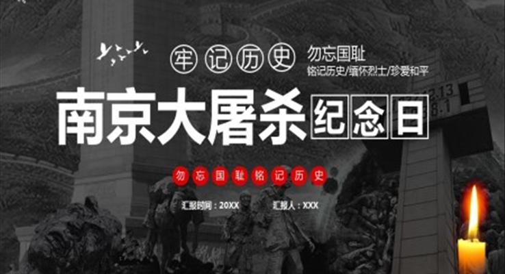 南(nan)京大(da)屠殺紀念日(ri)PPT課件